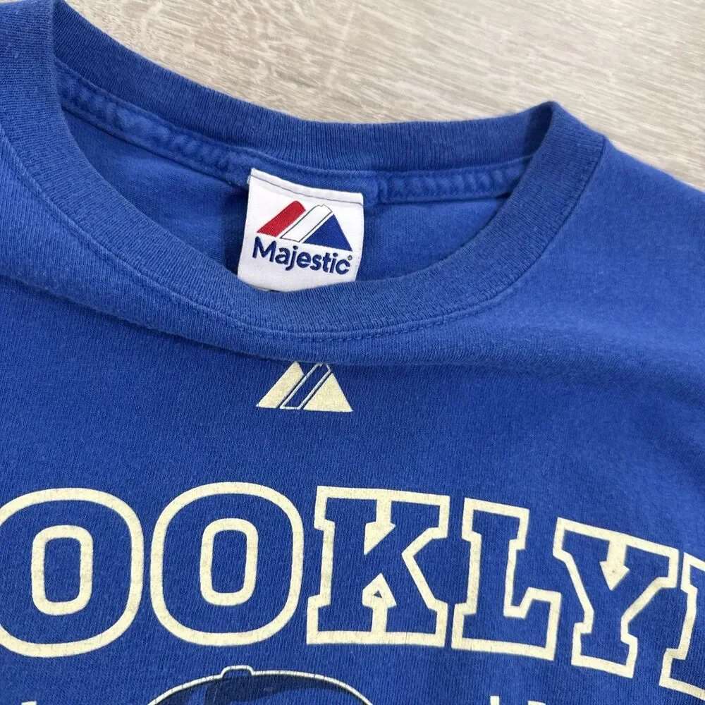 Brooklyn Dodgers Shirt Majestic Men's Blue Legacy National League Large